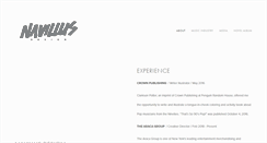 Desktop Screenshot of navillusdesign.com